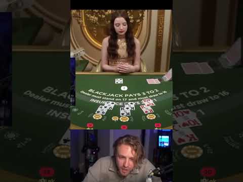 ДИЛЕРША ЗАХОТЕЛА ЕГОРА КРИДА в BLACKJACK! БЛЭКДЖЕК! #shorts #заносынедели #blackjack #занос
